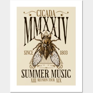 Cicada 2024 Reunion Tour - Brood XIX Brood XIII Posters and Art